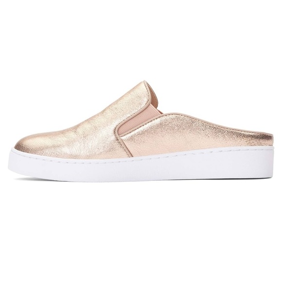 VIONIC “DAKOTA” Metallic Rose Gold Slip-On Mule Sneaker size 9.5 - Picture 3 of 15
